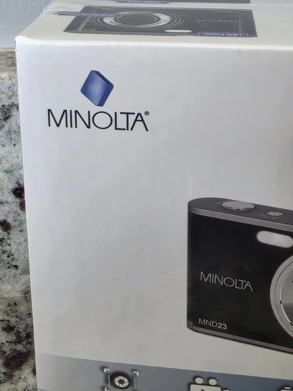 Minolta MND23 Selfie Shot 4K Ultra HD 48 MP Camera New In Box &  Sealed